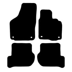 Vw Jetta Fits Years 2005 To 2011 This Is A Four Piece Set With Oval Floor Fixing Clips In The Driver & Passenger Mats