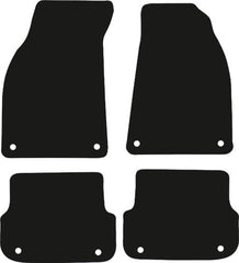 Audi A6 Avant & Saloon Car Mats Years 2003 To 2011 This Is A Four Piece Set With Floor Fixing Clips In All Four Mats
