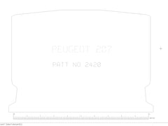 Peugeot 207 2006 - 2013    Van Floor