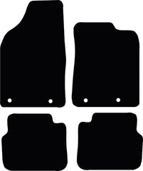 Chrysler Delta  Manual Car Mats  Years 2011 To 2013  This Is A Four Piece Set With Floor Fixing Clips In The Driver & Passenger Mats