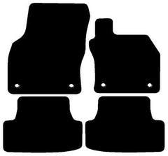 Seat Leon Fits Years 2013 To 2020 This Is A Four Piece Set With Floor Fixing Clips In The Driver & Passenger Mats
