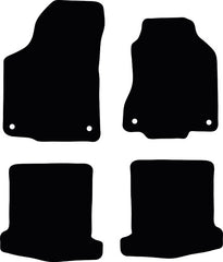 Vw Polo Fits Years 1999 To 2002 This Is A Four Piece Set With Floor Fixing Clips In The Driver & Passenger Mats