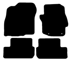 Mitsubishi Lancer Evo Mk10  Automatic Fits Years 2008 To 2014 This Is A Four Piece Set With Floor Fixing Clips In The Driver Mat