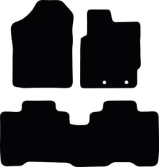 Toyota Verso S Fits Years 2011 To 2013 This Is A Three Piece Set With Floor Fixing Clips In The Drivers Mat